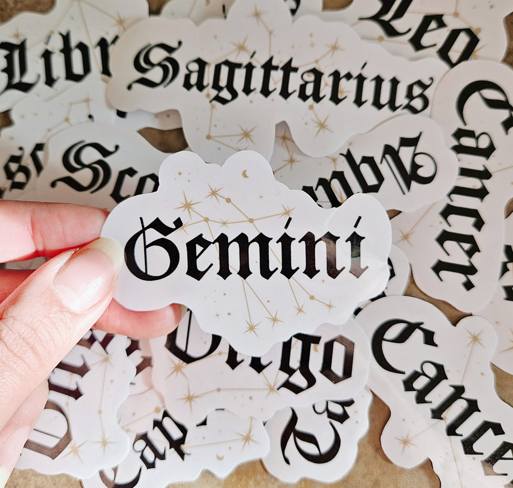 Zodiac Vinyl Sticker