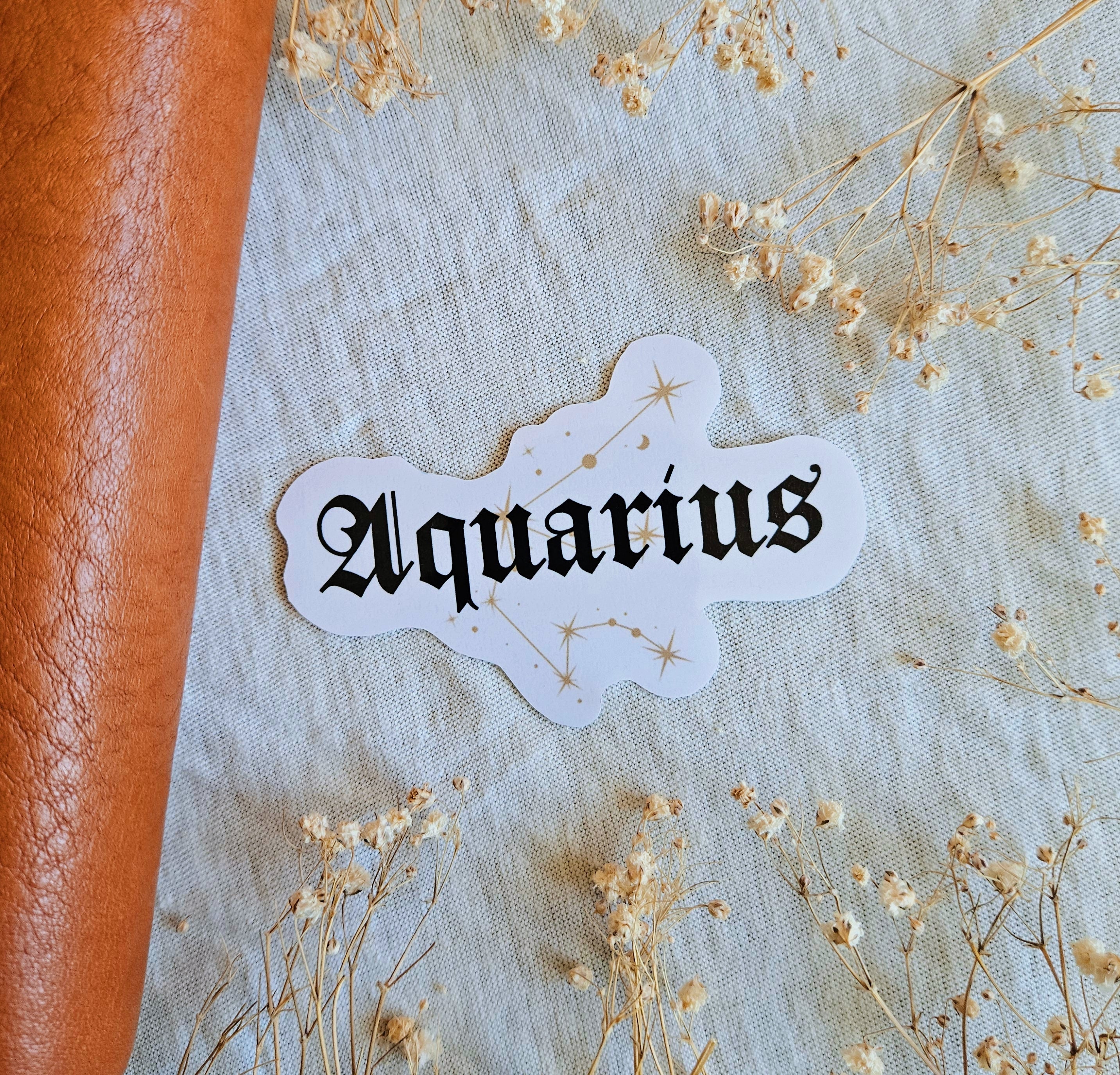 Zodiac Vinyl Sticker