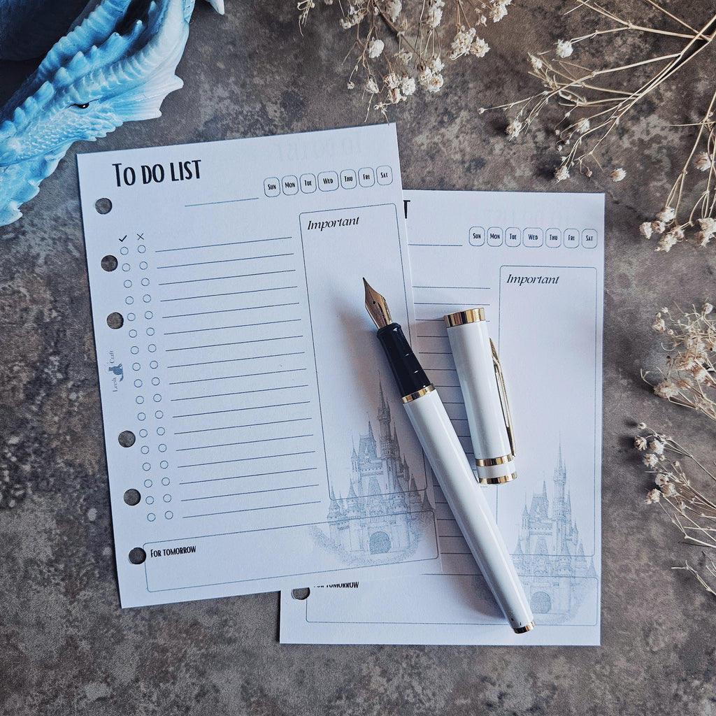 Disney Castle To Do List | Midnight Cat Co.