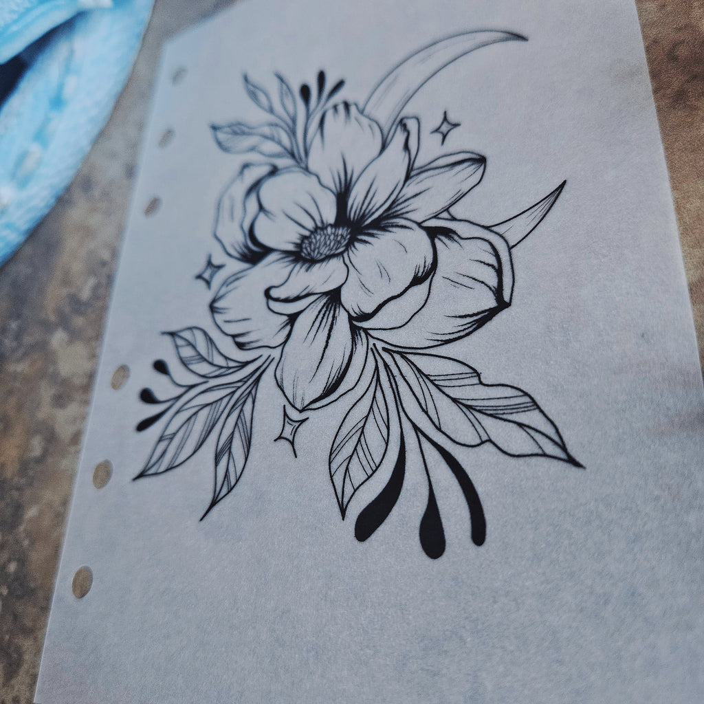 Floral Moon Planner Dashboard