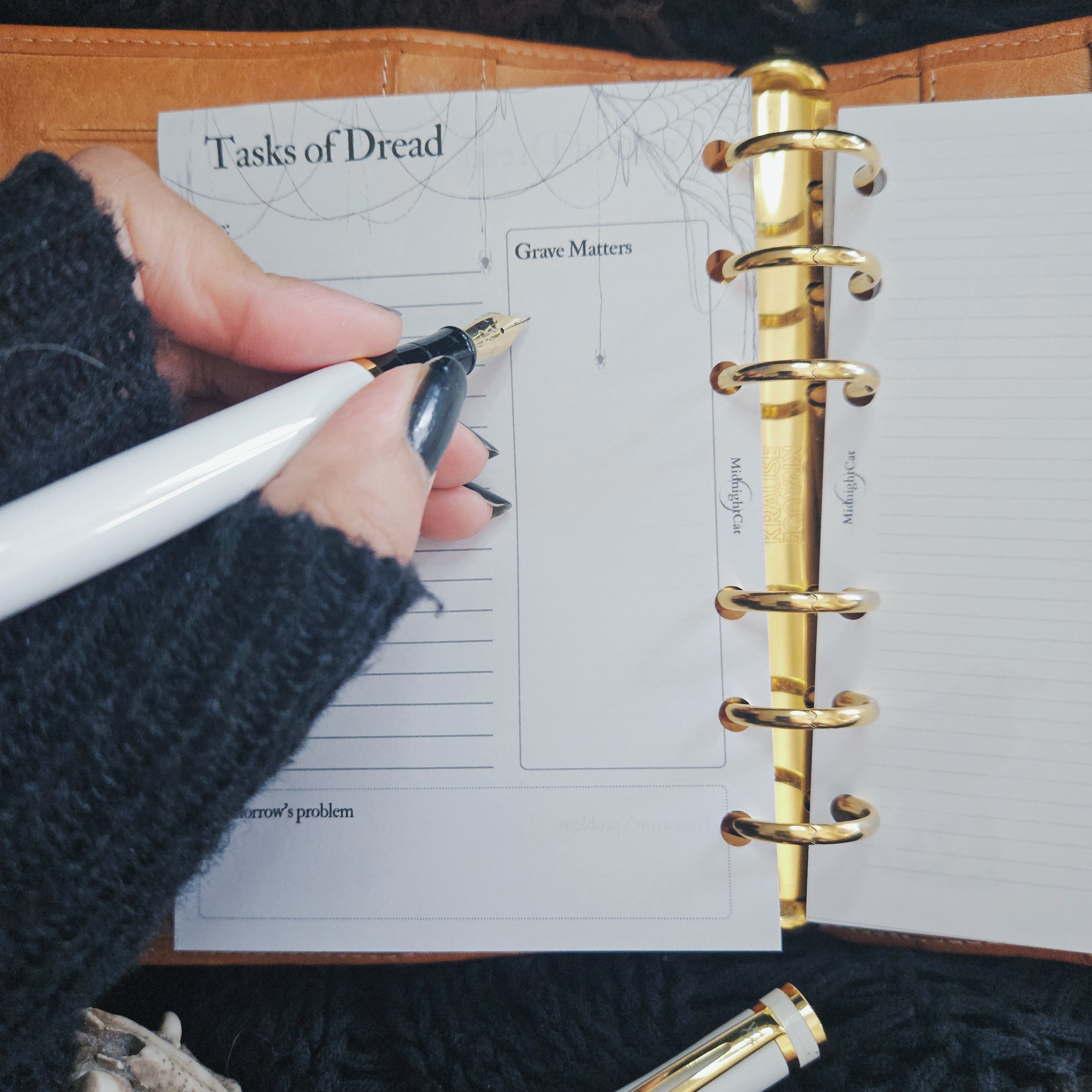 Tasks of Dred To List Inserts | Midnight Cat Co.