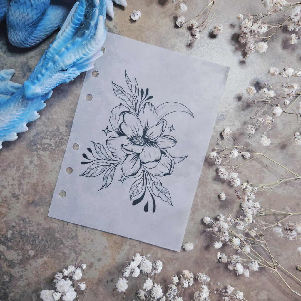 Floral Moon Planner Dashboard