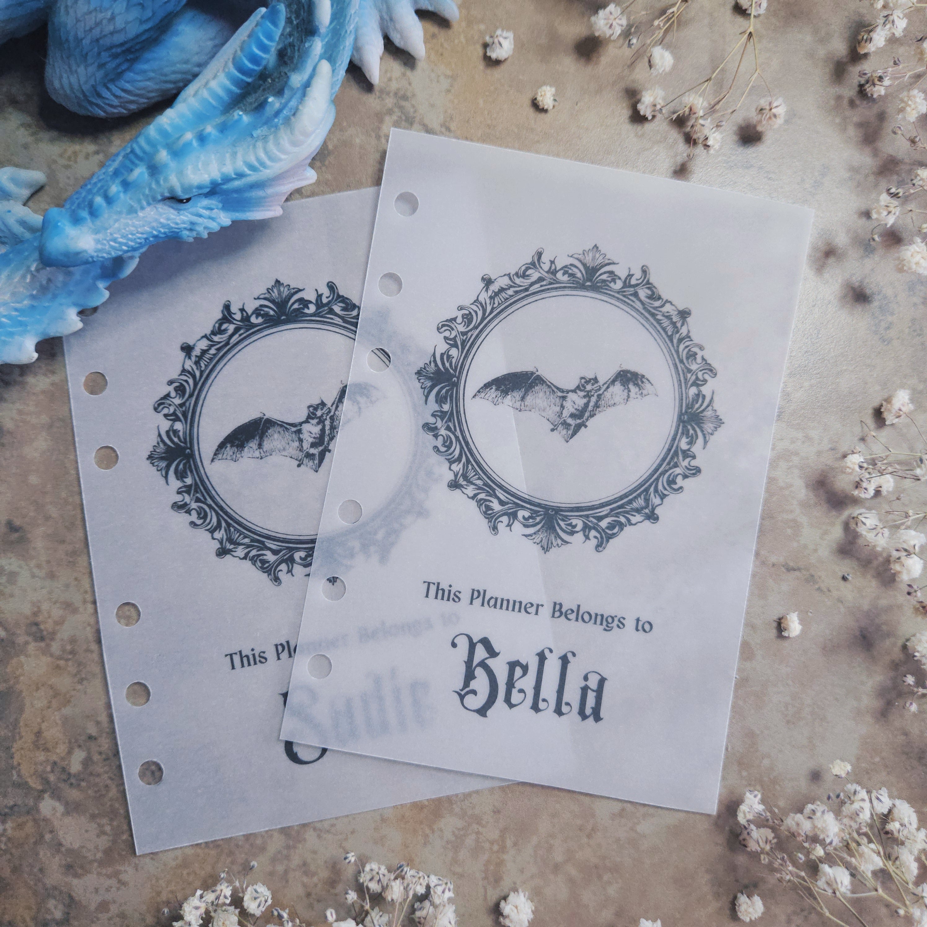 Personalised Gothic Planner Dashboard