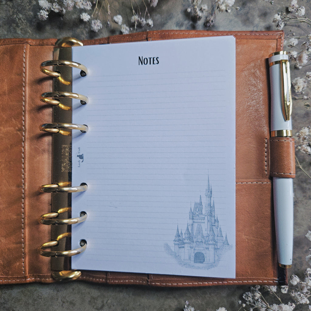 Disney Castle Notepaper | Midnight Cat Co.