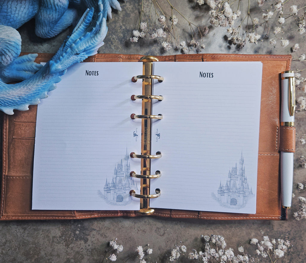 Disney Castle Notepaper | Midnight Cat Co.