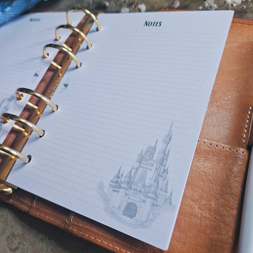 Disney Castle Notepaper | Midnight Cat Co.
