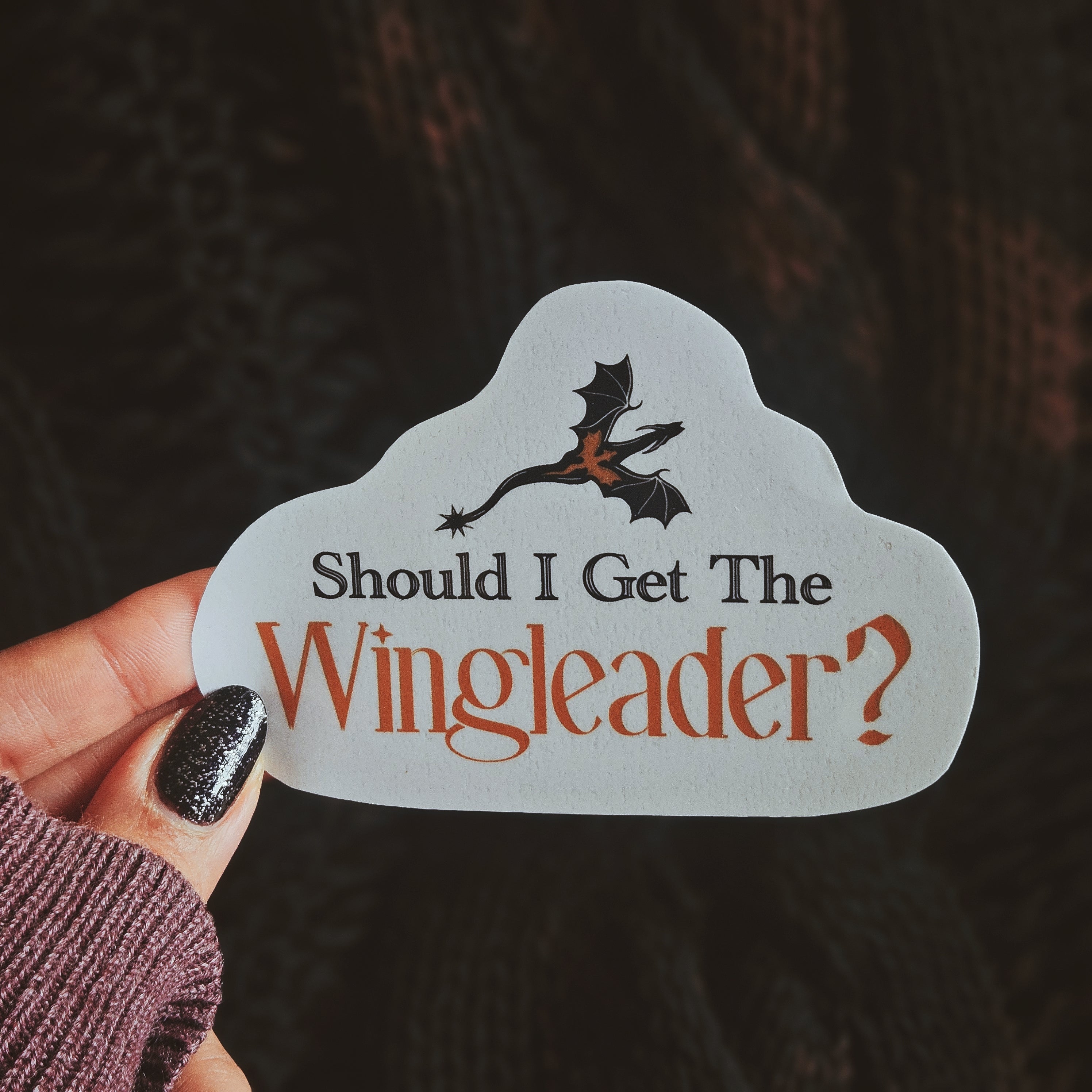Fourth Wing Quote Sticker
