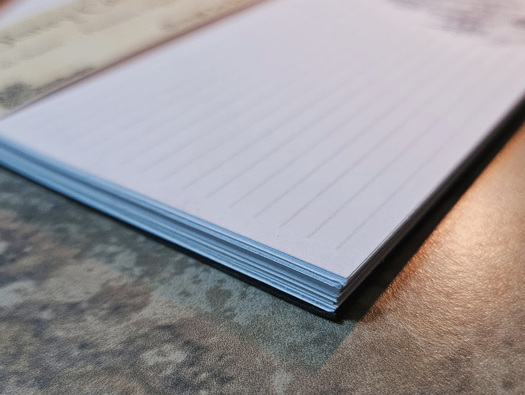 Spiderweb Gothic B6 Notepad