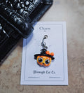 Cute Pumpkin Witch Charm