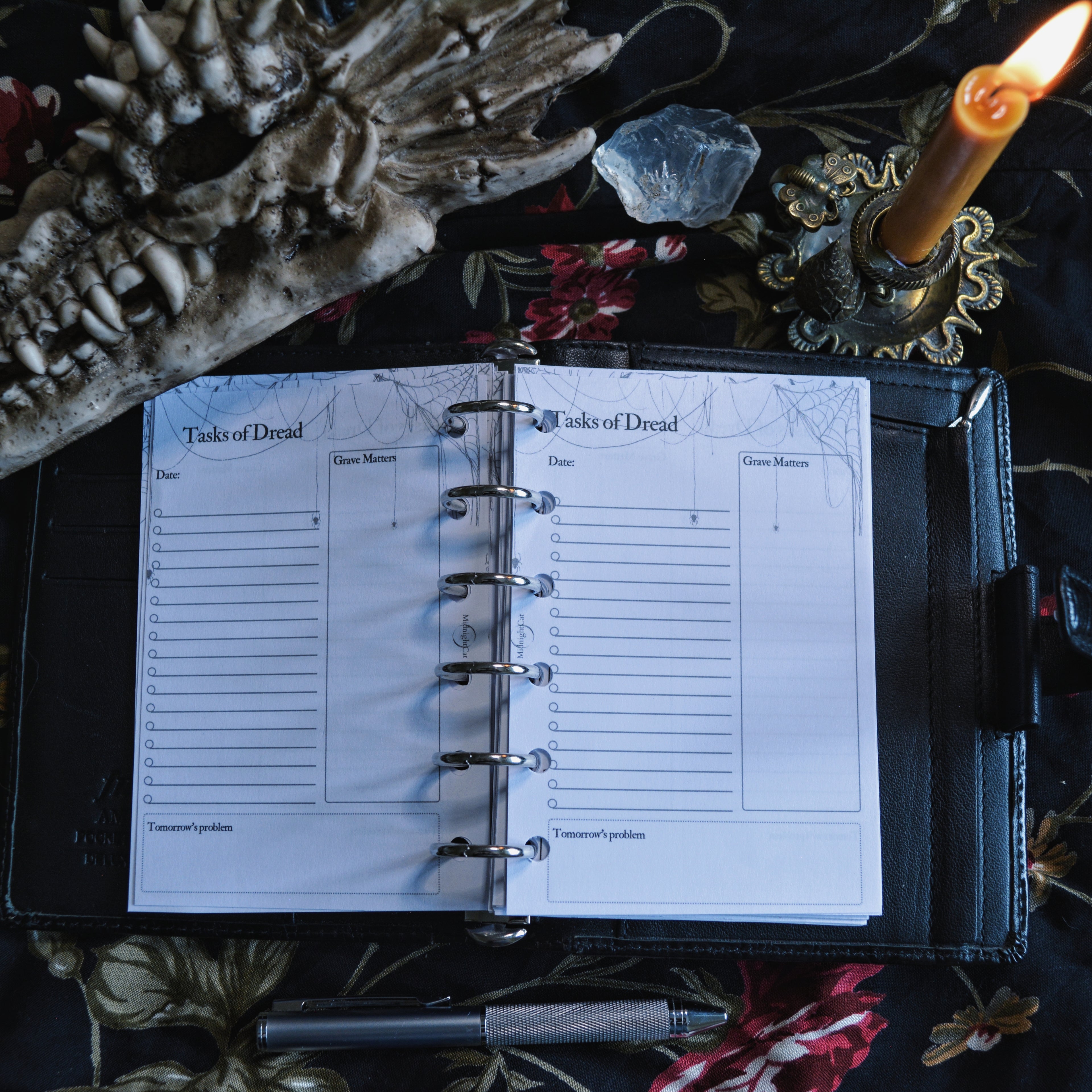 Tasks of Dred To List Inserts | Midnight Cat Co.