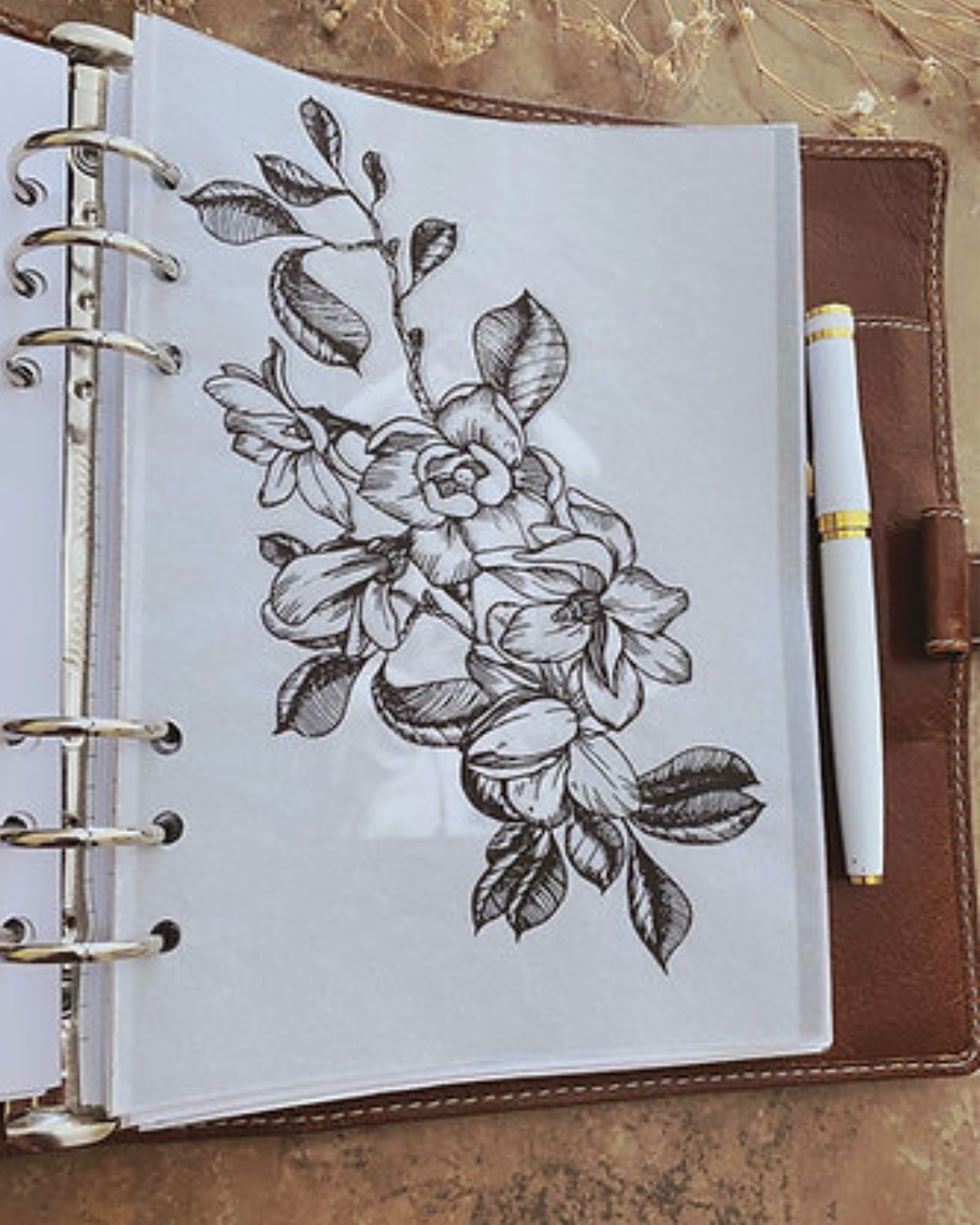 Vintage Floral Planner Dashboard