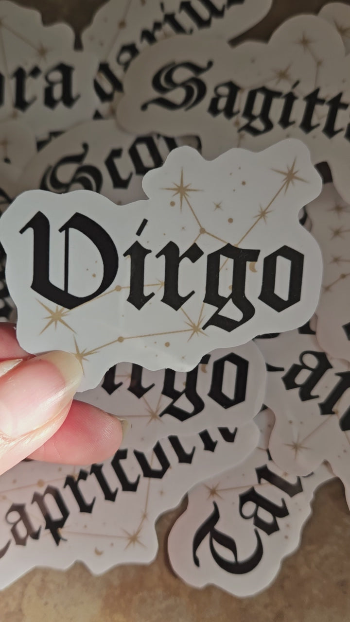 Zodiac Vinyl Sticker