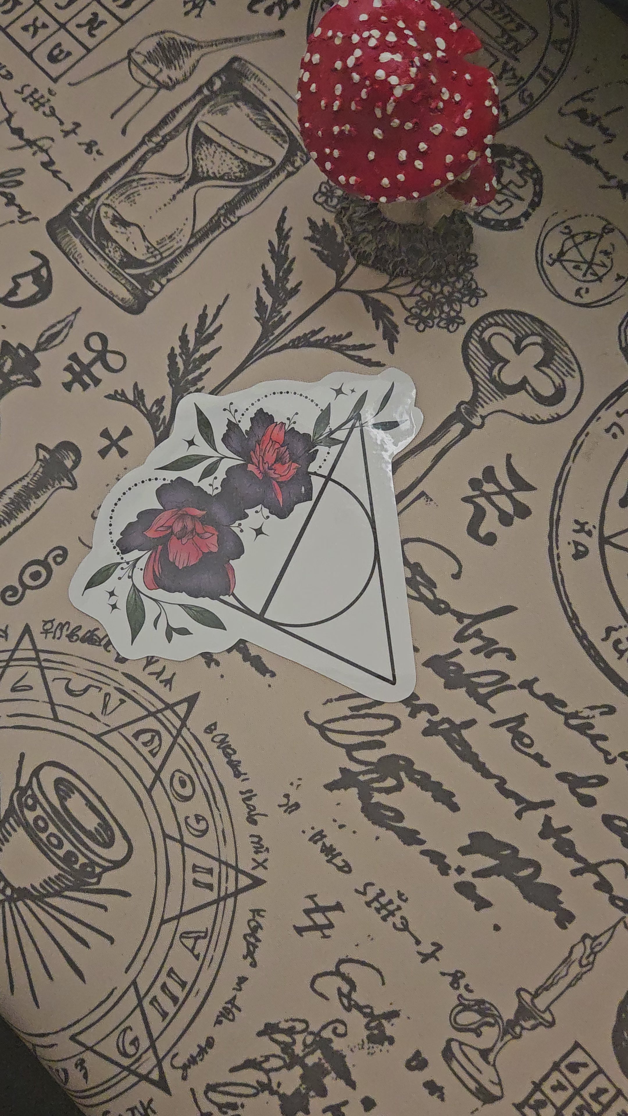 Deathly Hallows Inspired Sticker