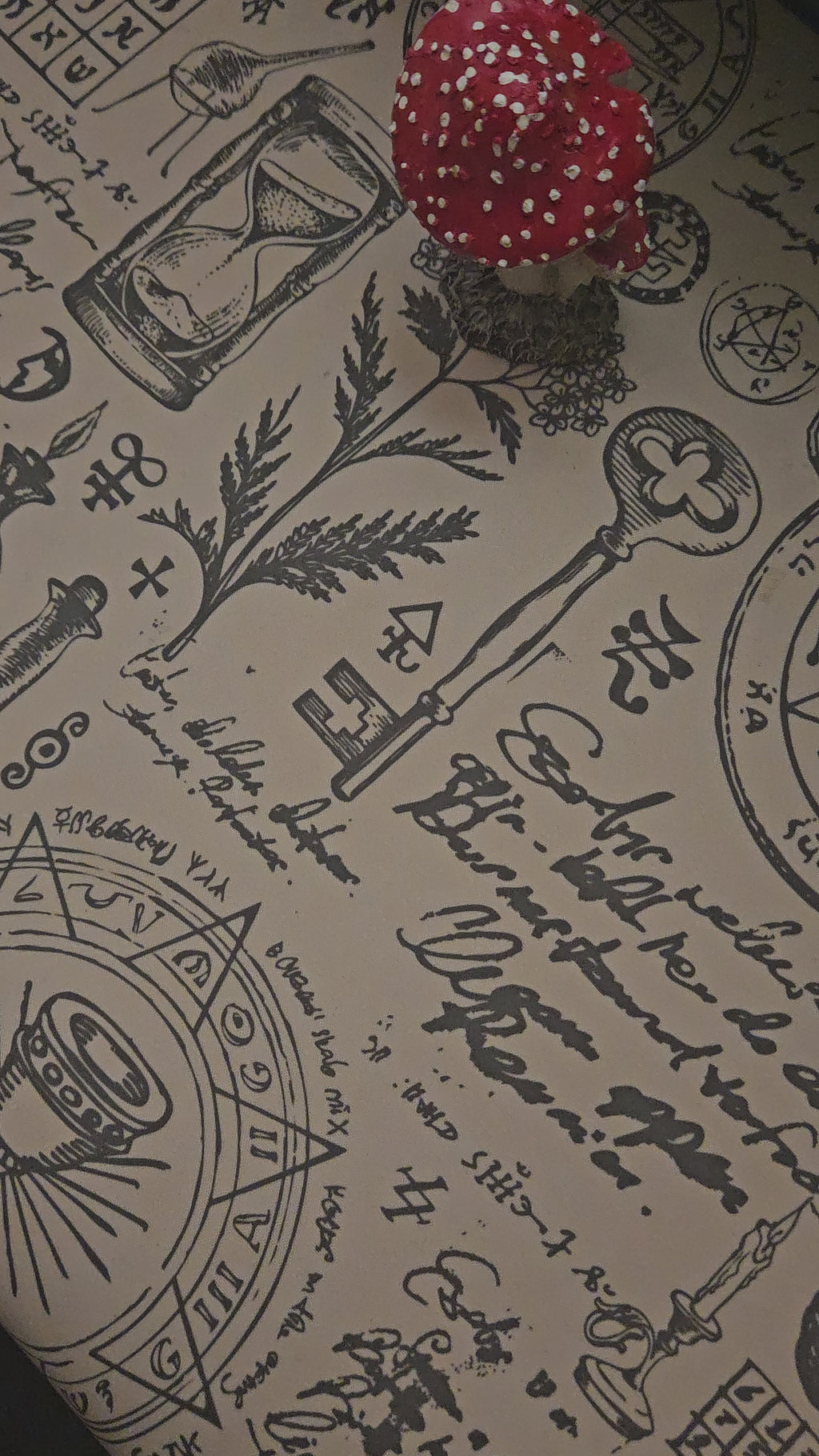 Sleep Token Inspired Floral Sticker